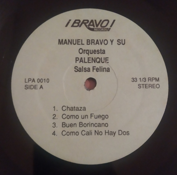 last ned album Manuel Bravo Y Su Orquesta Palenque - Salsa Felina