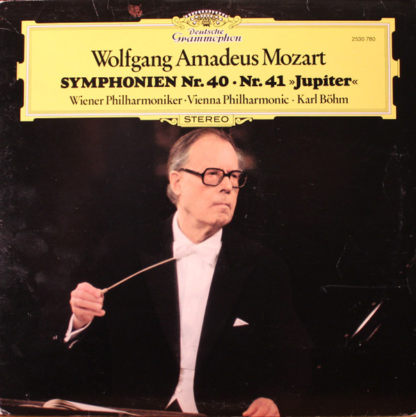 Wolfgang Amadeus Mozart – Wiener Philharmoniker · Karl Böhm - Symphonien  Nr. 40 · Nr. 41 »Jupiter« | Releases | Discogs