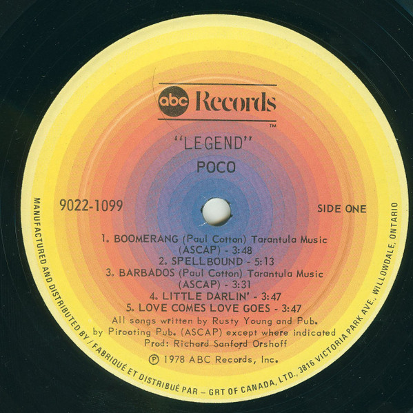 Poco - Legend | ABC Records (9022-1099) - 3