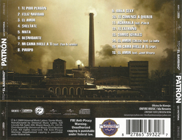 Tito "El Bambino" – La Victoria (Special Edition) (2009, - Discogs