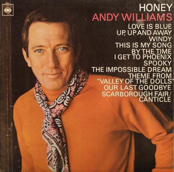 Обложка конверта виниловой пластинки Andy Williams - Honey