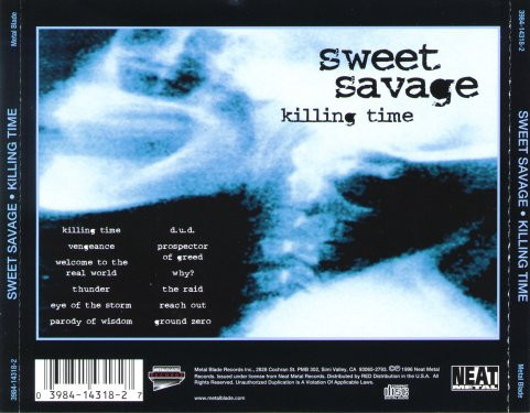 Sweet Savage - Killing Time | Releases | Discogs