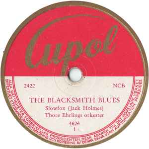 Thore Ehrlings Orkester - The Blacksmith Blues / Mr. Anthony's Boogie album cover