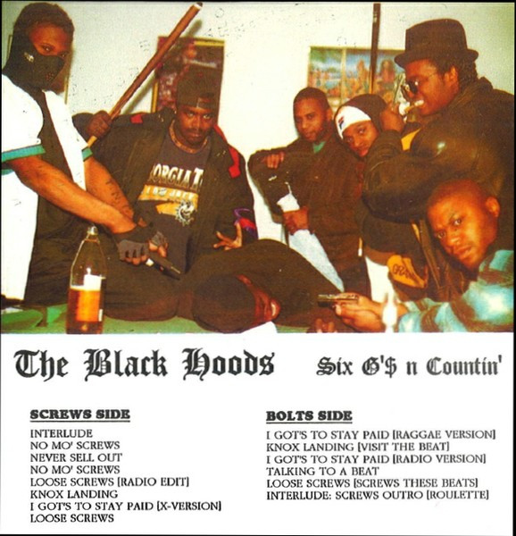 The Black Hoods – Six G'$ N Countin (1995, Cassette) - Discogs