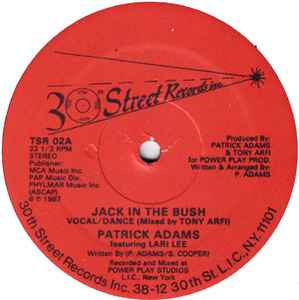 Patrick Adams - Jack In The Bush album cover