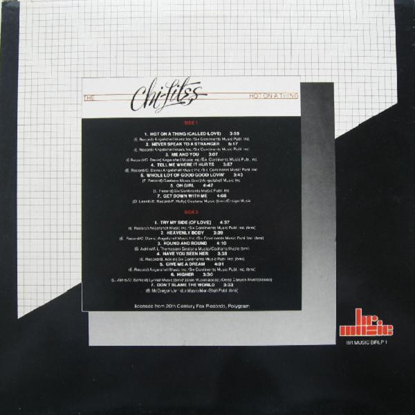 Album herunterladen The ChiLites - Hot On A Thing
