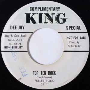 Fuller Todd - Top Ten Rock / Jeanie Marie album cover