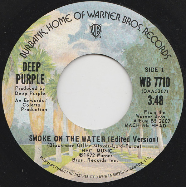 Deep Purple - Smoke On The Water | Releases | Discogs