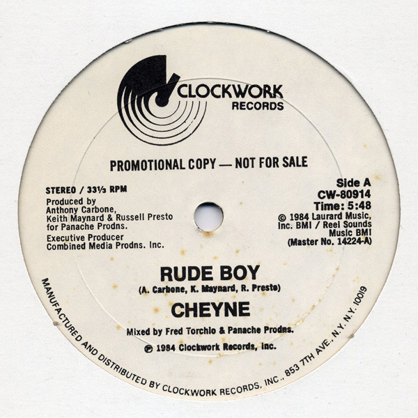 Cheyne – Rude Boy (1984, Vinyl) - Discogs