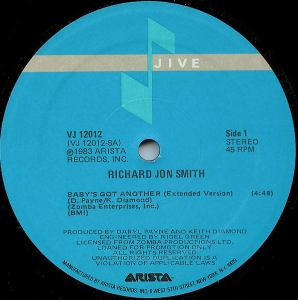 Richard Jon Smith – Baby's Got Another (1983