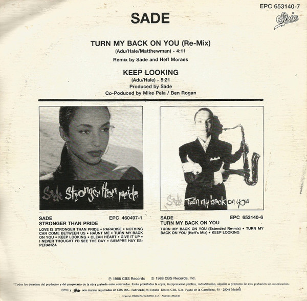 Paradise  Sade - LETRAS