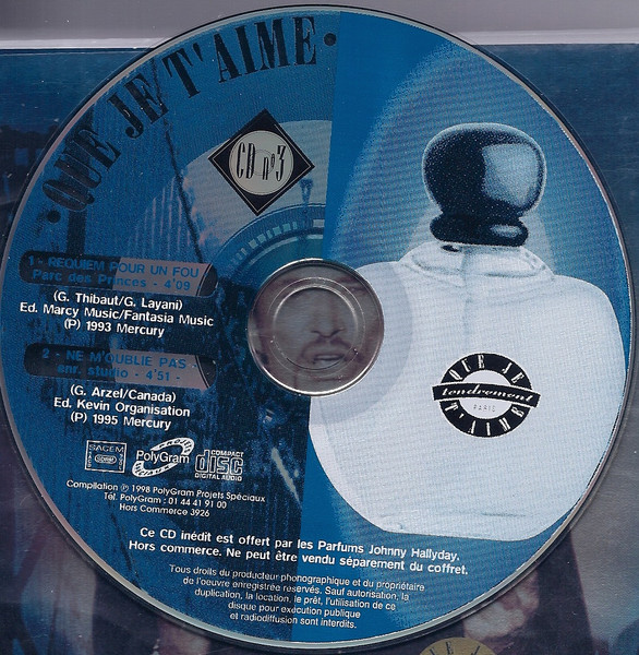 Johnny Hallyday – Requiem Pour Un Fou - CD N° 3 - Parfum Que Je T'aime (1997,  CD) - Discogs