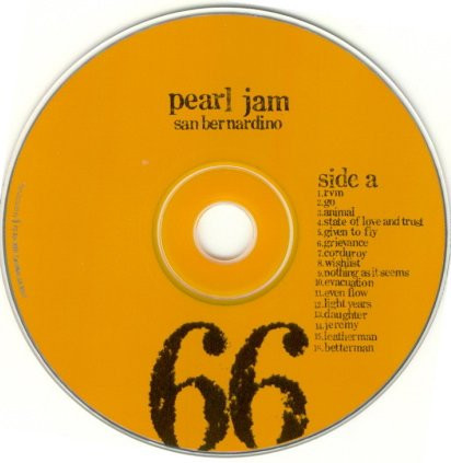 télécharger l'album Download Pearl Jam - San Bernardino California October 28 2000 album