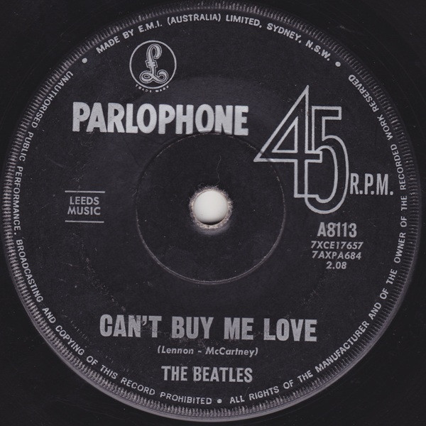 The Beatles - Can't Buy Me Love | Releases | Discogs