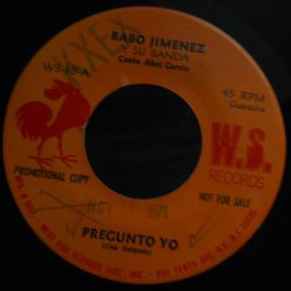 Babo Jimenez Y Su Banda - Pregunto Yo / Guaguanco Pa' Borinquen album cover