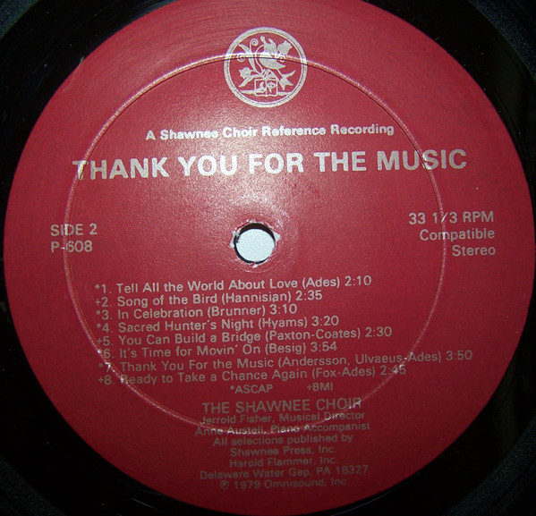 Album herunterladen The Shawnee Choir - Thank You For The Music