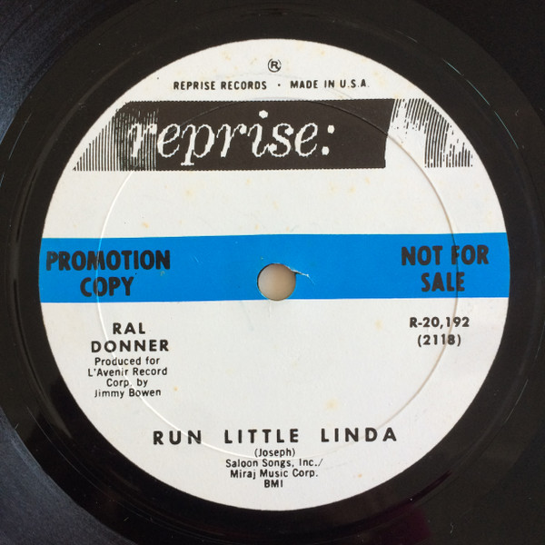 descargar álbum Ral Donner - Run Little Linda