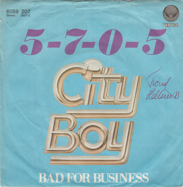 City Boy – 5-7-0-5 (1978, Vinyl) - Discogs