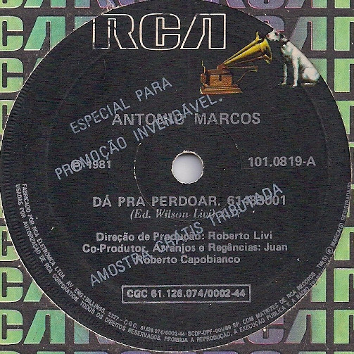 lataa albumi Antonio Marcos - Dá Pra Perdoar Penso Em Você