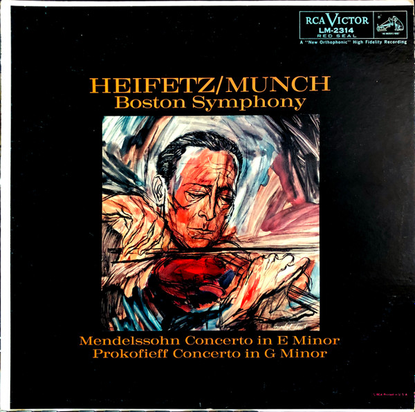 Heifetz, Munch, Boston Symphony, Mendelssohn / Prokofieff