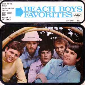 The Beach Boys - Beach Boys Favorites Vol. 1 album cover