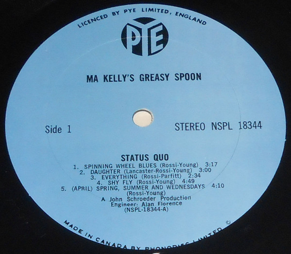 Status Quo - Ma Kelly's Greasy Spoon | Releases | Discogs