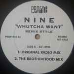 Cover of Whutcha Want (Remixes), 1995, Vinyl