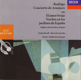 ladda ner album Rodrigo, Falla - Concierto De Aranjuez El Amor Brujo Noches En Los Jardines De España