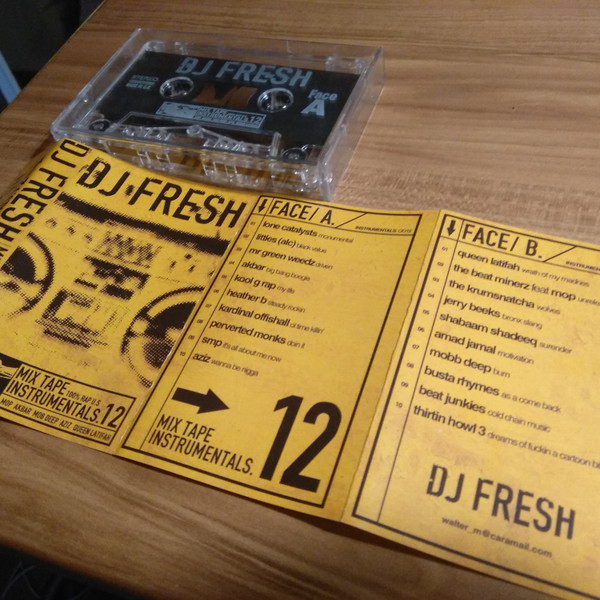DJ Fresh – Mix Tape 100% Rap U.S. Instrumentals. 12 (Cassette