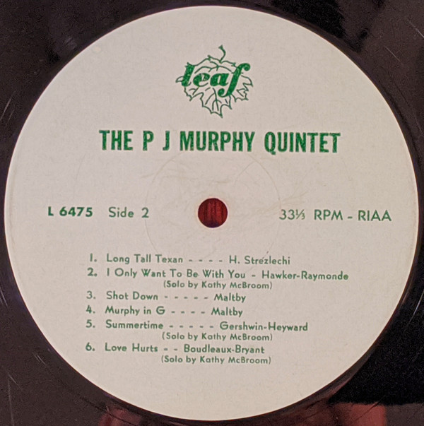 ladda ner album The P J Murphy Quintet - The P J Murphy Quintet