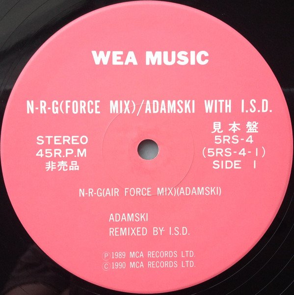 baixar álbum Adamski With ISD - N R G