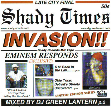 lataa albumi DJ Green Lantern - Invasion Shady Records Mixtape