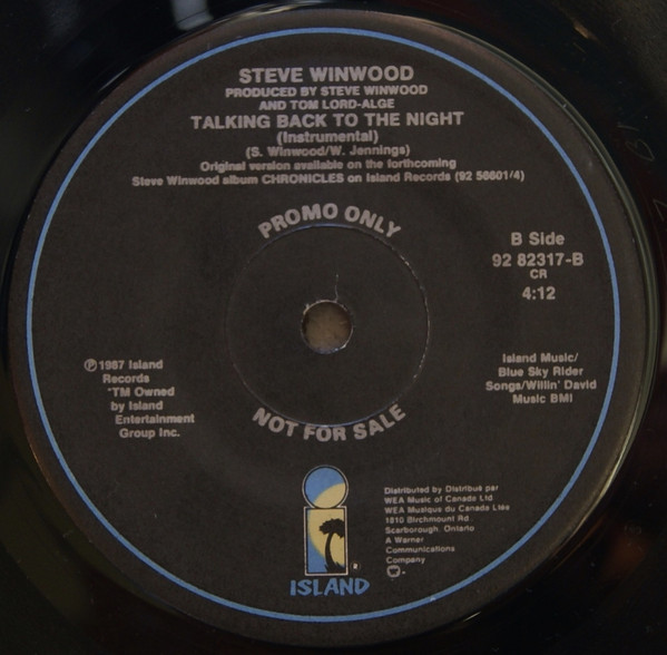 baixar álbum Steve Winwood - Valerie Talking Back To The Night