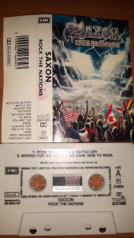 Saxon – Rock The Nations (1986, Cassette) - Discogs