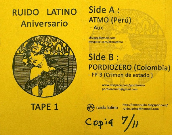 ladda ner album Atmo Pordiozero - Ruido Latino Aniversario Tape 1