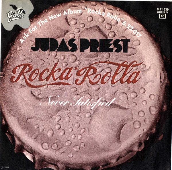 Judas Priest – Rocka Rolla (1974, translucent brown/yellow , Vinyl 