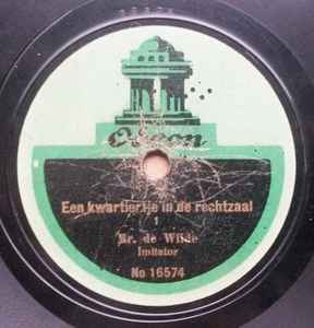 Rienus De Wilde - Een Kwartiertje In De Rechtzaal album cover