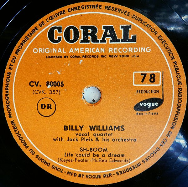 The Billy Williams Quartet - doo-wop