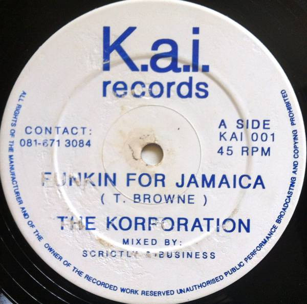 The Korporation – Funkin For Jamaica (Vinyl) - Discogs