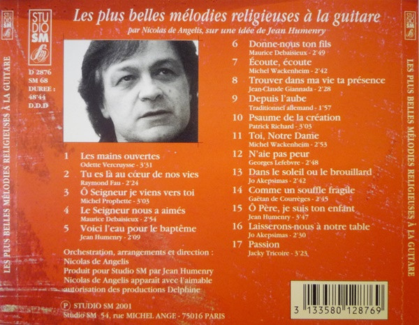 lataa albumi Nicolas de Angelis - Les Plus Belles Mélodies Religieuses À La Guitare