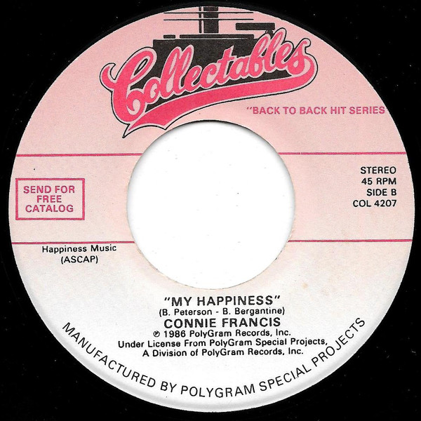 télécharger l'album Connie Francis - Stupid Cupid My Happiness