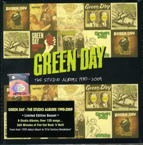 Green Day – The Studio Albums 1990 - 2009 (2012, Box Set) - Discogs