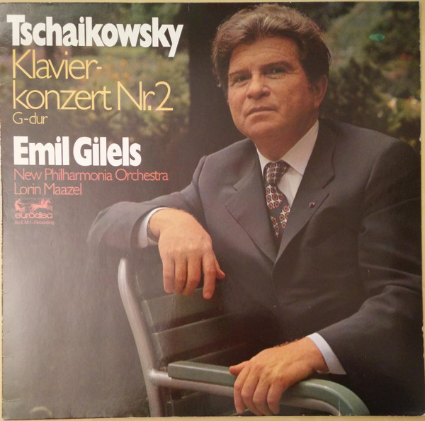 last ned album Tschaikowsky Emil Gilels, New Philharmonia Orchestra, Lorin Maazel - Klavier Konzert Nr 2 G dur