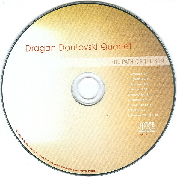 baixar álbum Dragan Dautovski Quartet - The Path Of The Sun