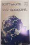 Cover of Scott Walker Sings Jacques Brel, 1981, Cassette