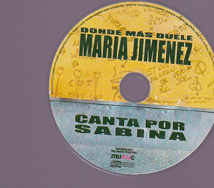 lataa albumi María Jiménez - Donde Más Duele Canta Por Sabina