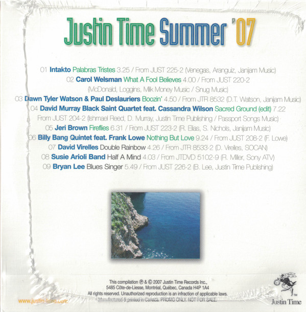 télécharger l'album Various - Justin Time Summer 07
