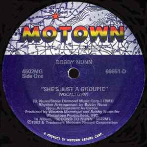 Bobby Nunn - She's Just A Groupie album cover