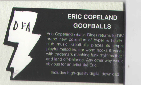 Eric Copeland - Goofballs | DFA (DFA2553) - 2