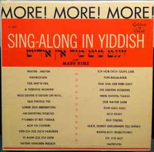 Marv Kurz - More! Sing-Along In Yiddish album cover